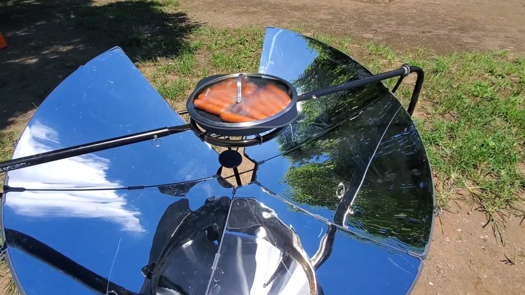 Cooking Hotdogs With A Solar Cooker At Lexis In Kichijoji For Our Summer Day Camp